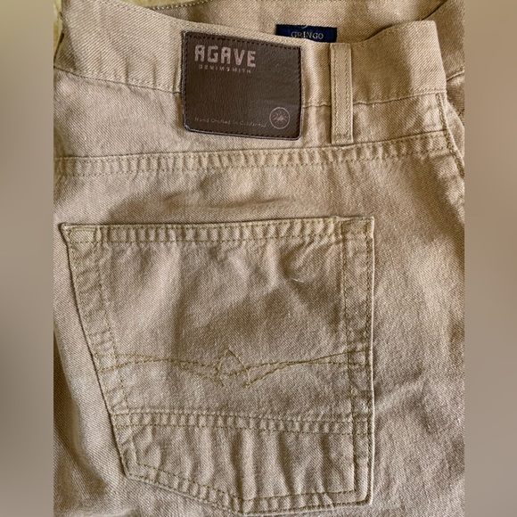 Mens Agave Nectar Cotton/Linen Pants SZ 36 - Picture 2 of 7